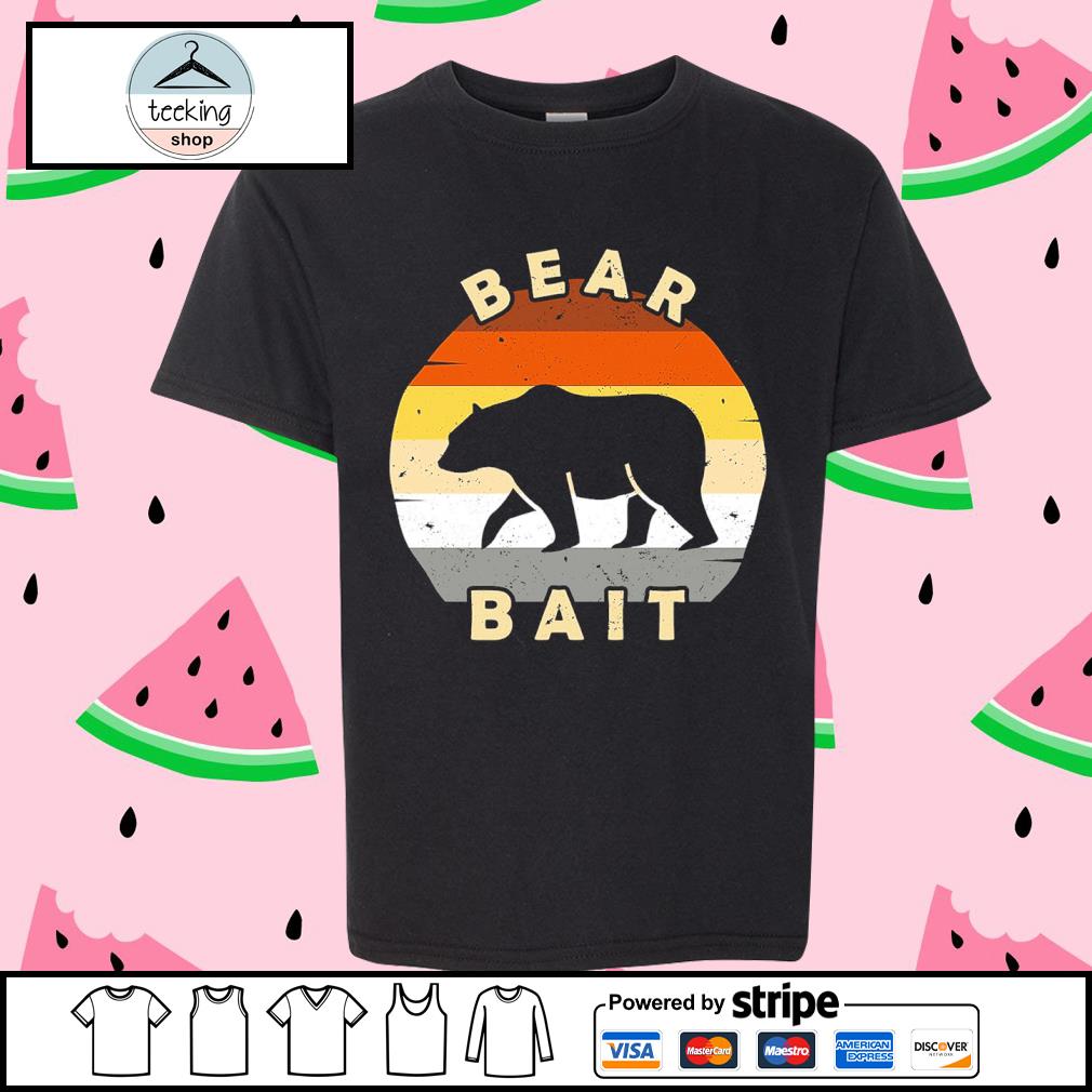 Nice gay Bear Bait LGBTQ Pride Flag Vintage Shirt