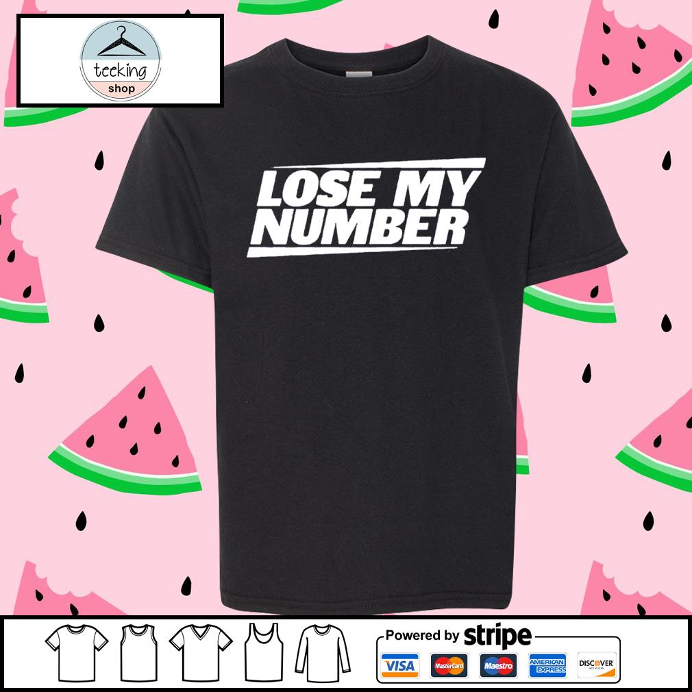 Official lose My Number Classic Shirt